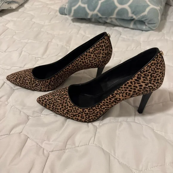 Michael Kors Tan and Black Leopard Heels - Picture 3 of 3